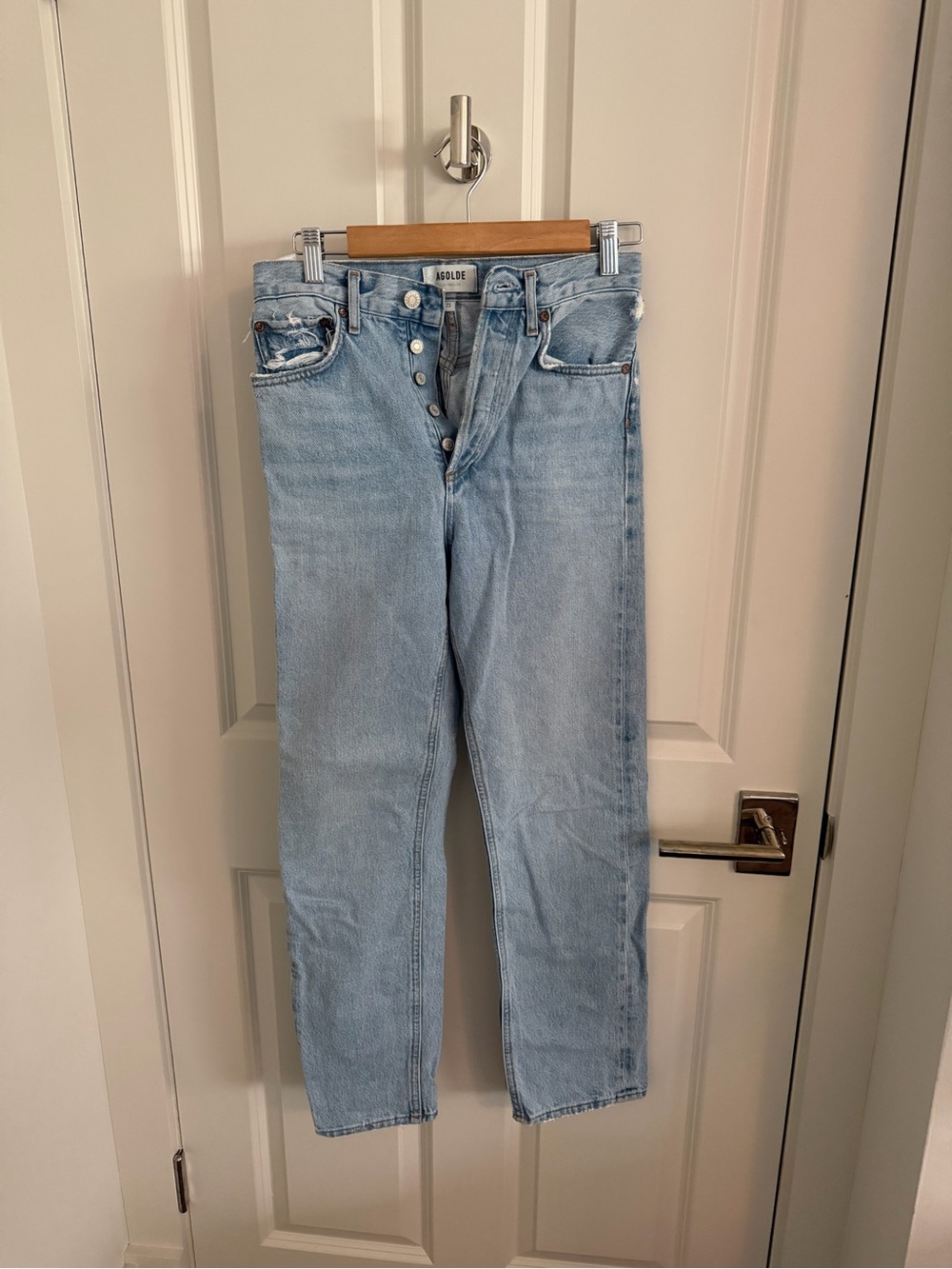 AGOLDE Light Blue Women’s High-Rise Jeans